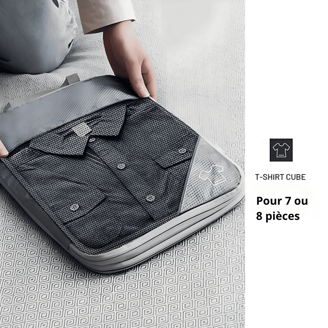 PACK COMPRESS'BAG : ORGANISATEURS COMPACT DE VALISE 5 PIÈCES