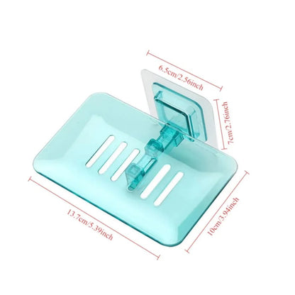 PORTE-SAVON MURAL AUTO-ADHESIF PVC