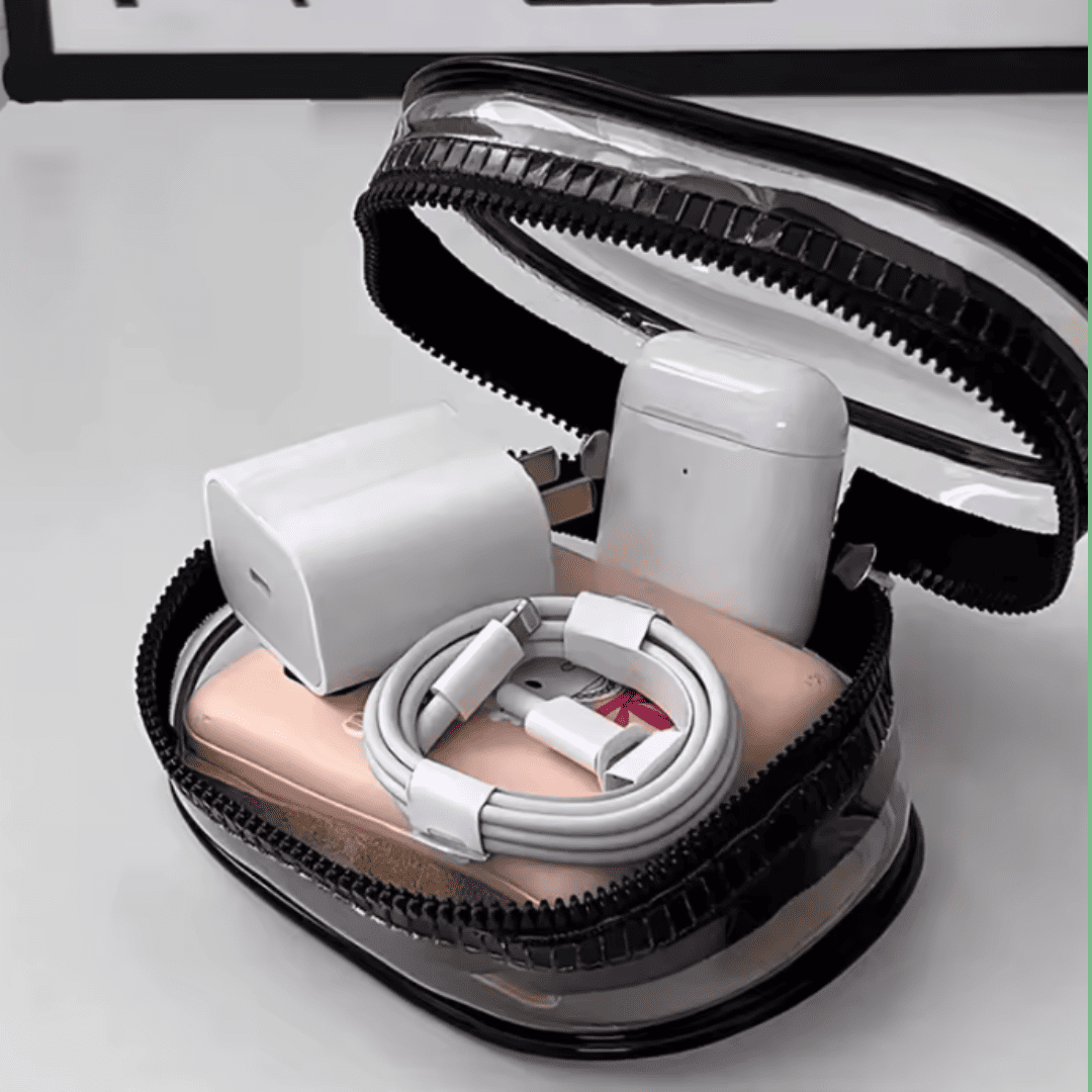 TROUSSE DE RANGEMENT CÂBLES ET CHARGEUR