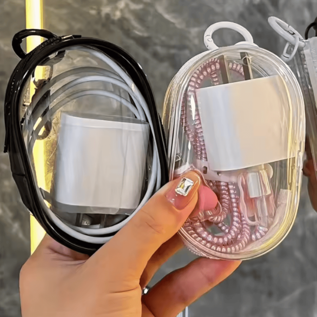 TROUSSE DE RANGEMENT CÂBLES ET CHARGEUR