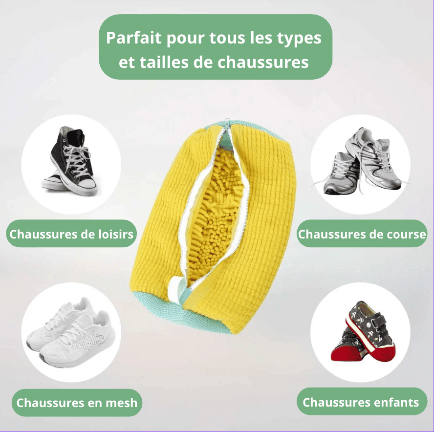 CLEAN'CHAUSS : NETTOYANT ÉCLAIR POUR CHAUSSURES