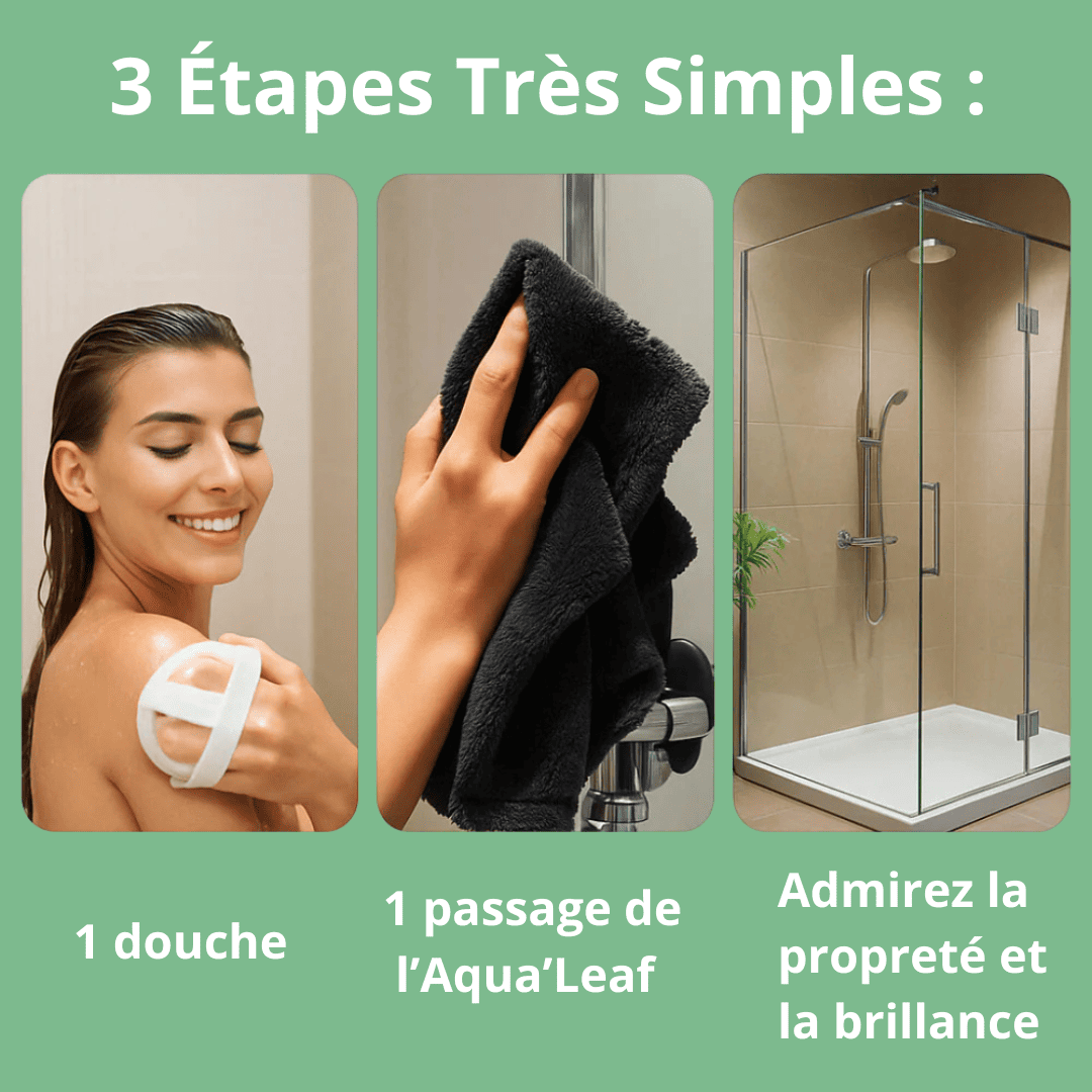 AQUA'LEAF : NETTOYAGE ET SÉCHAGE ULTRA ABSORBANT