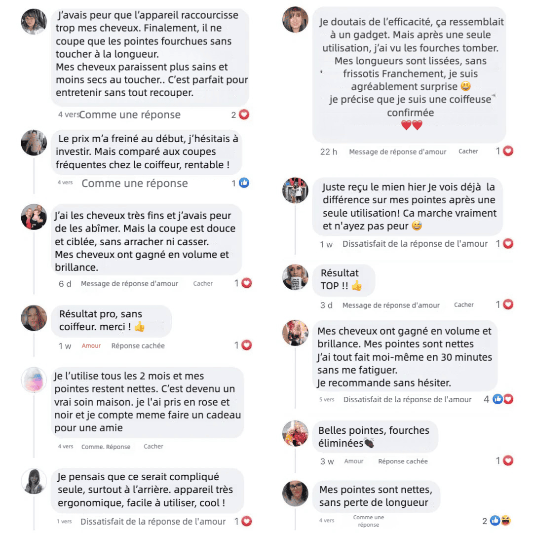 STOP'FOURCHES : Élimine les pointes fourchues