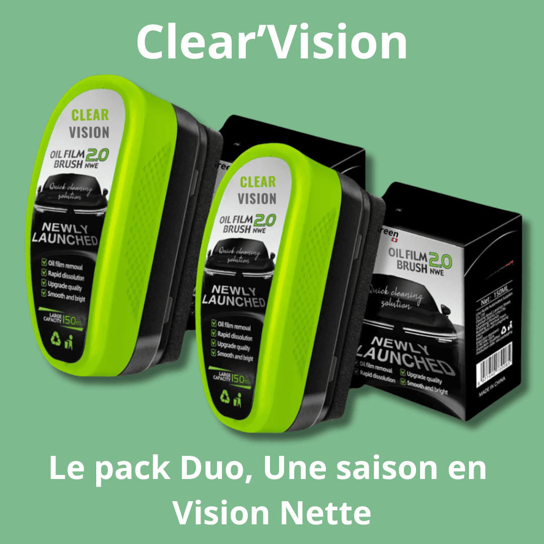 CLEARVISION OIL FILM BRUSH 2.00 : CLARTÉ OPTIMALE PAR TOUS TEMPS