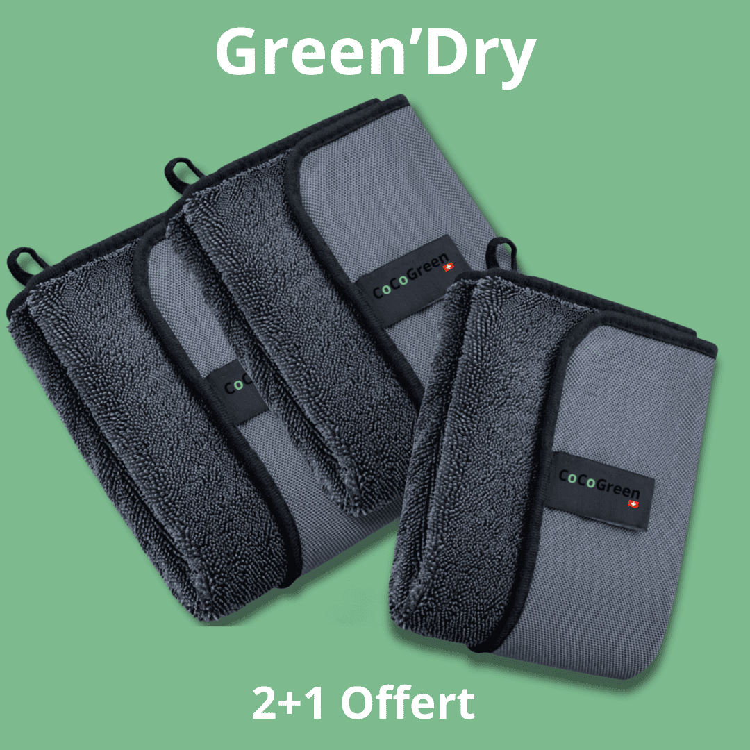 GREEN'DRY : NETTOYAGE ET SÉCHAGE ULTRA ABSORBANT