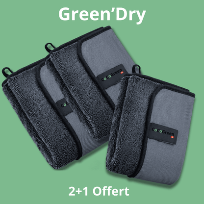 GREEN'DRY : NETTOYAGE ET SÉCHAGE ULTRA ABSORBANT