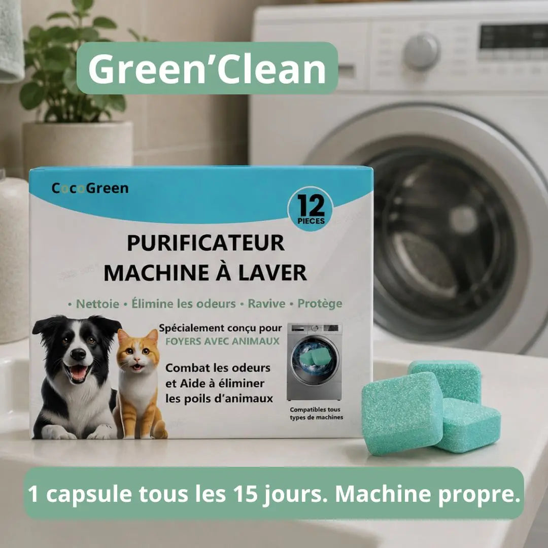 GREEN'CLEAN : SOIN PURIFIANT MACHINE À LAVER