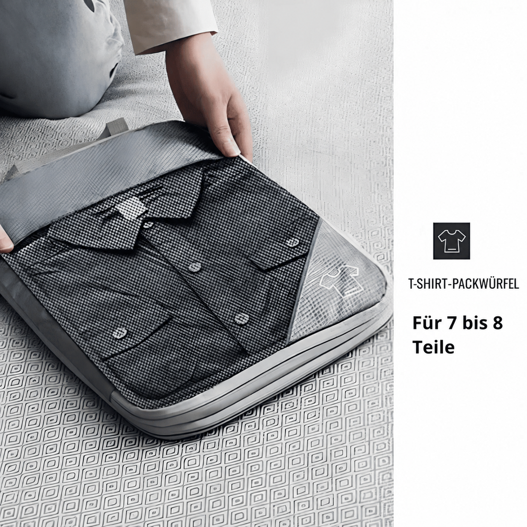 [de] Compress'Bag T-Shirt-Packwurfel Fur 7 bis 8 Teile