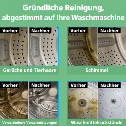 [de] Green'Clean Gründliche Reinigung, abgestimmt auf Ihre Waschmaschine