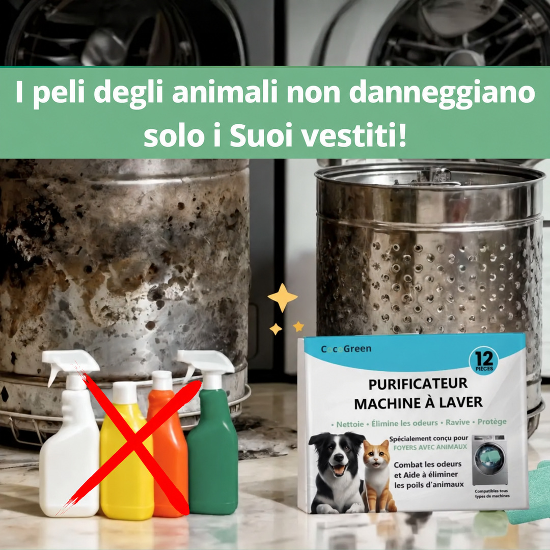 [it] Green'Clean I peli degli animali non danneggiano solo i Suoi vestiti