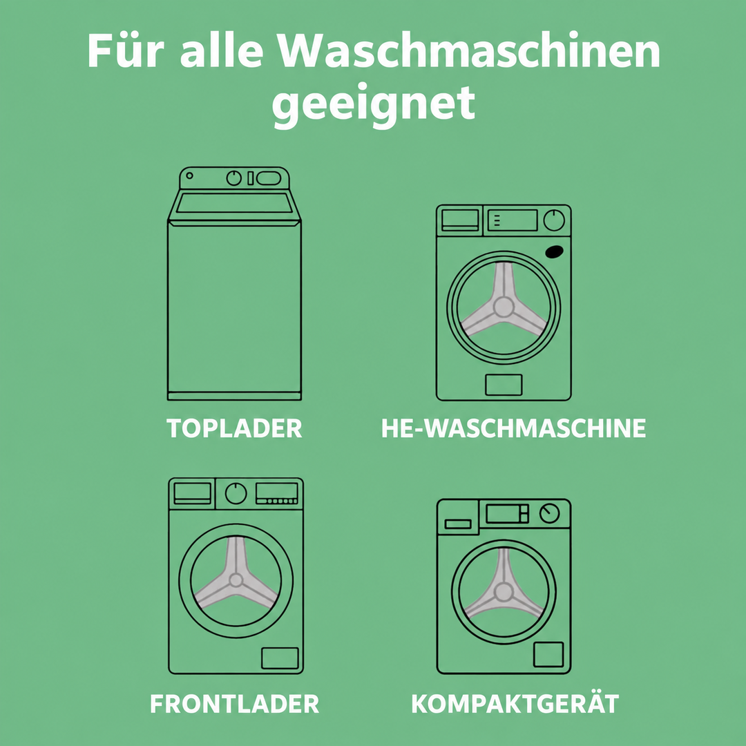 [de] Green'Clean Für alle Waschmaschinen geeignet