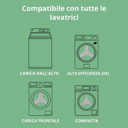 [it] Green'Clean Compatibile con tutte le lavatrici