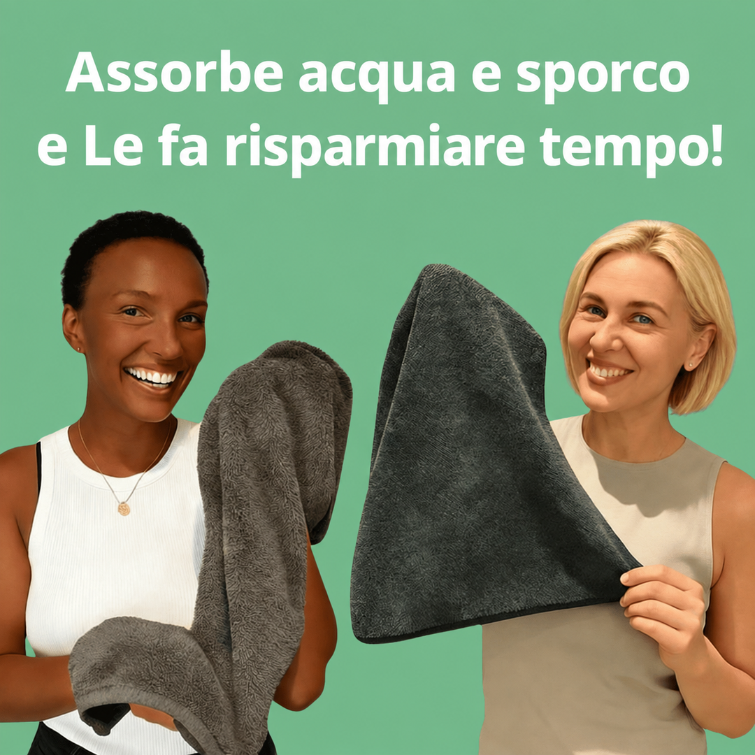 [it] Green'Dry Assorbe acqua e sporco e Le fa risparmiare tempo
