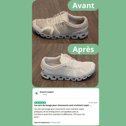 CLEAN'CHAUSS : NETTOYANT ÉCLAIR POUR CHAUSSURES