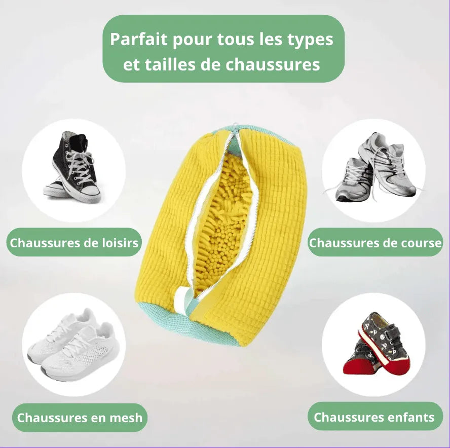 CLEAN'CHAUSS : NETTOYANT ÉCLAIR POUR CHAUSSURES