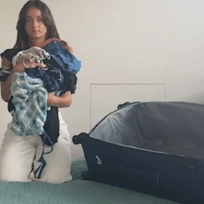 COMPRESS'BAG: DER ORGANIZER, DER IHRE KLEIDUNG KOMPRIMIERT UND DEN PLATZ IN IHREM KOFFER VERDOPPELT